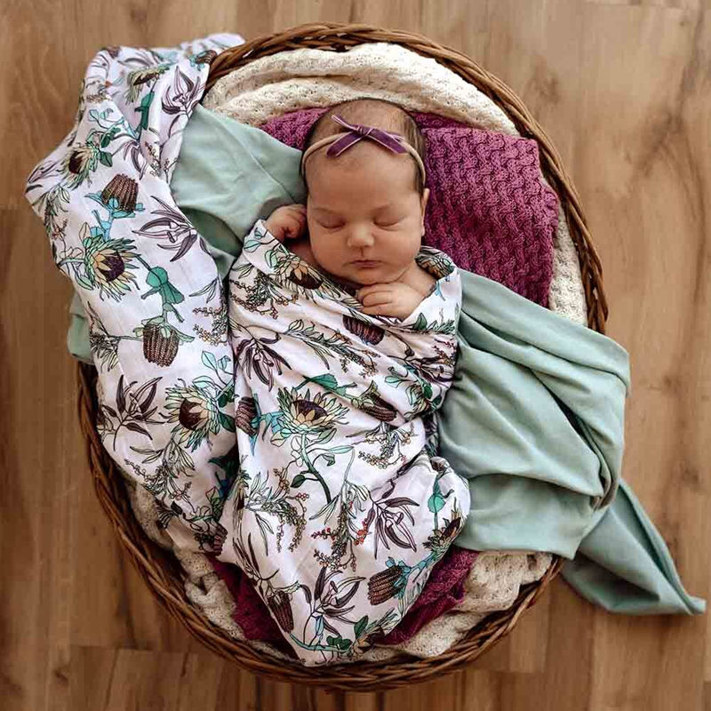 Snuggle Hunny Kids Organic Muslin Wrap Banksia