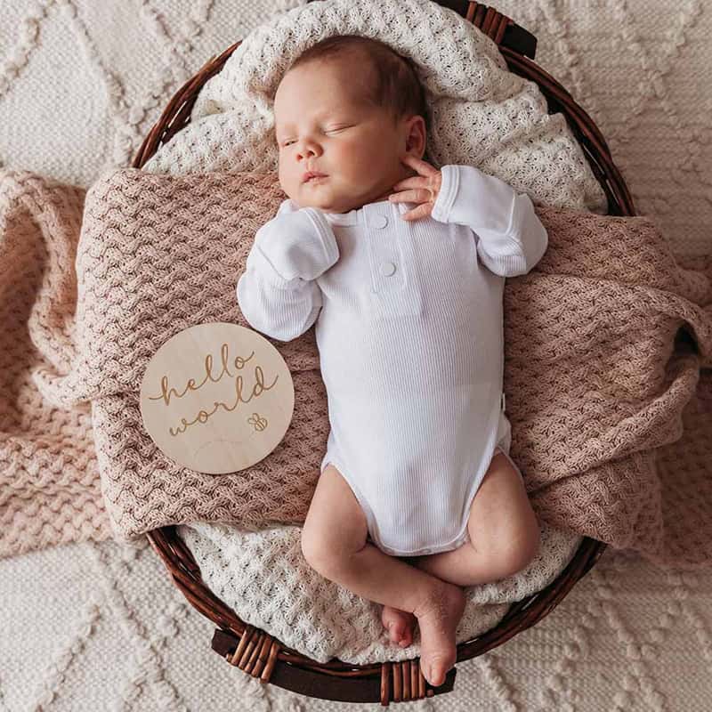 Snuggle Hunny Kids Long Sleeve Bodysuit Milk