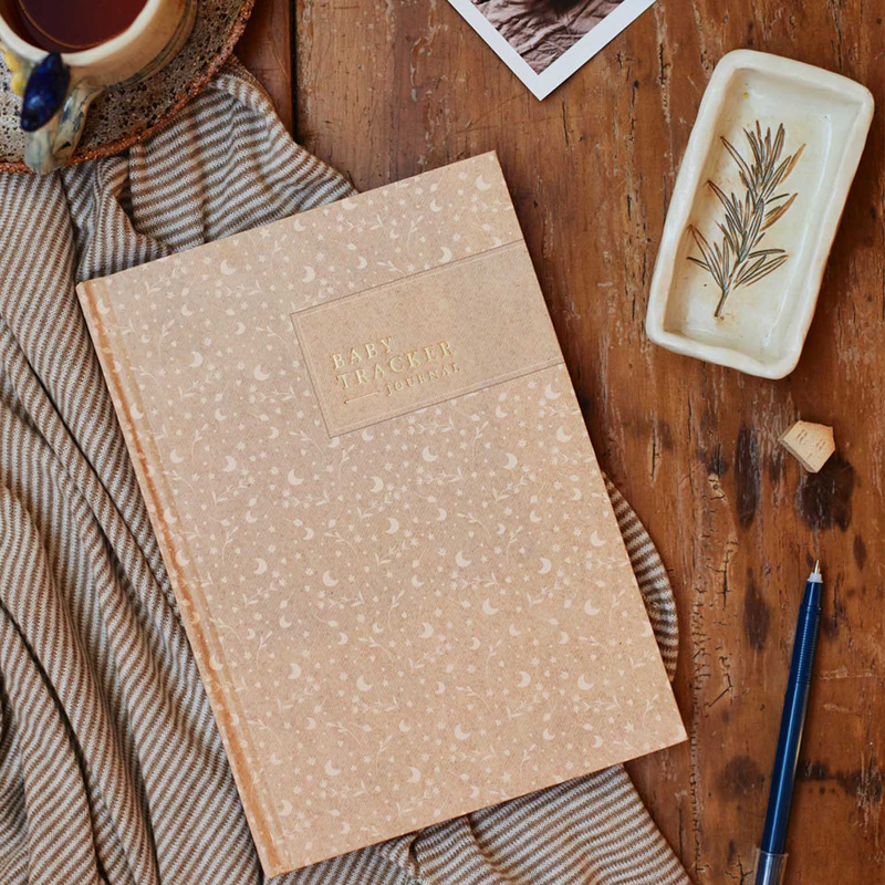 Write to Me Baby Tracker Journal: Oat