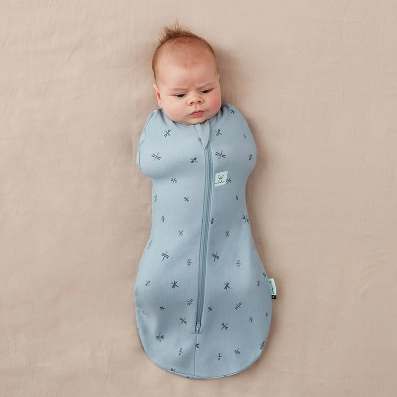 ergoPouch Cocoon Swaddle Bag 1.0 Tog Dragonflies