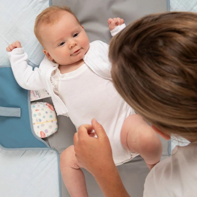 All4Ella Recycled Changing Wallet Blue - Image 4