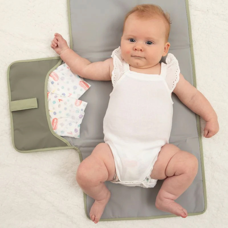 All4Ella Recycled Changing Wallet Sage - Image 4