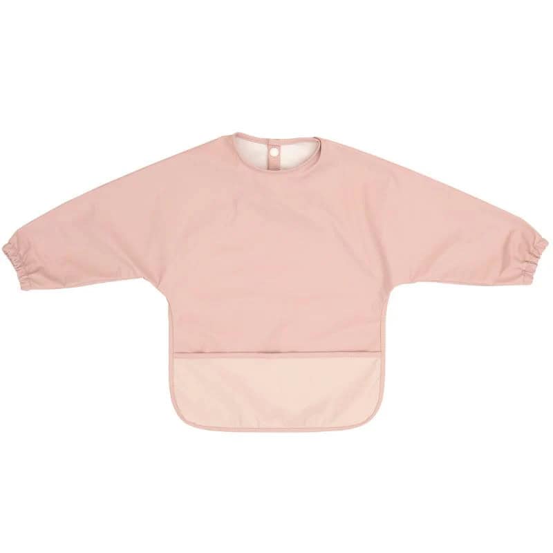 All4Ella Recycled Long Sleeve Bib Dusty Pink - Image 2