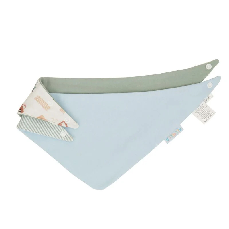 All4Ella Baby Bandana Bibs 2pk Blue Trucks - Image 2