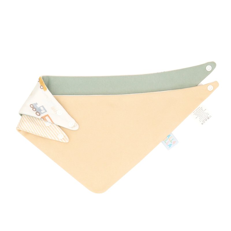 All4Ella Baby Bandana Bibs 2pk Trucks - Image 2