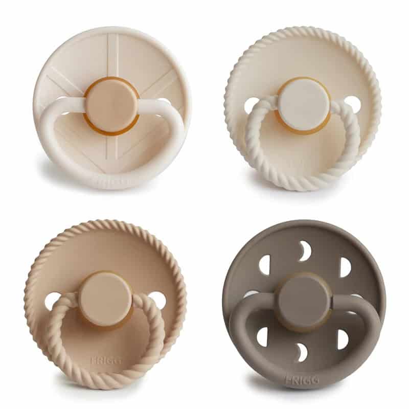 FRIGG Multi Pacifier 4 Pack Latex Crystal Sparkle