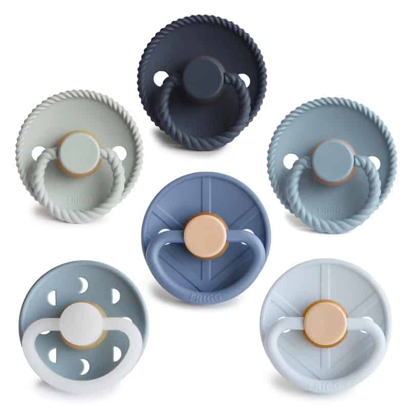 FRIGG Multi Pacifier 6 Pack Latex Endless Sea