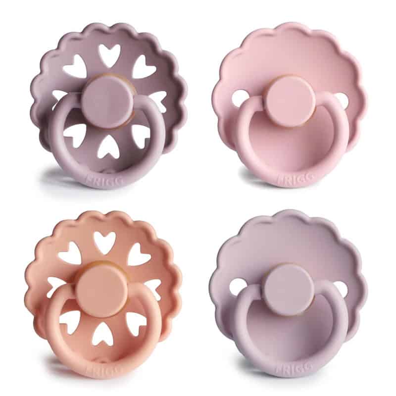 FRIGG Multi Pacifier 4 Pack Latex Sunset Bliss