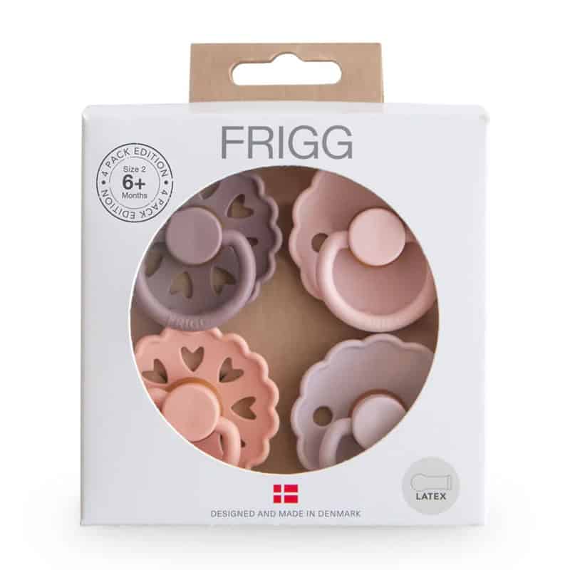 FRIGG Multi Pacifier 4 Pack Latex Sunset Bliss - Image 2