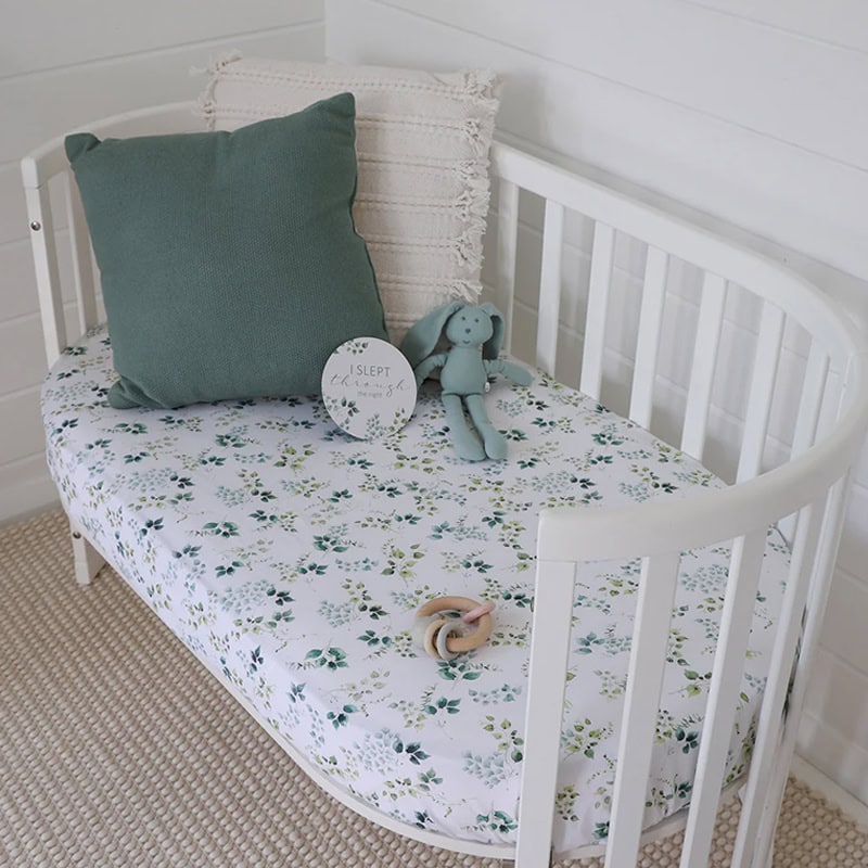 Snuggle Hunny Kids Fitted Cot Sheet Eden