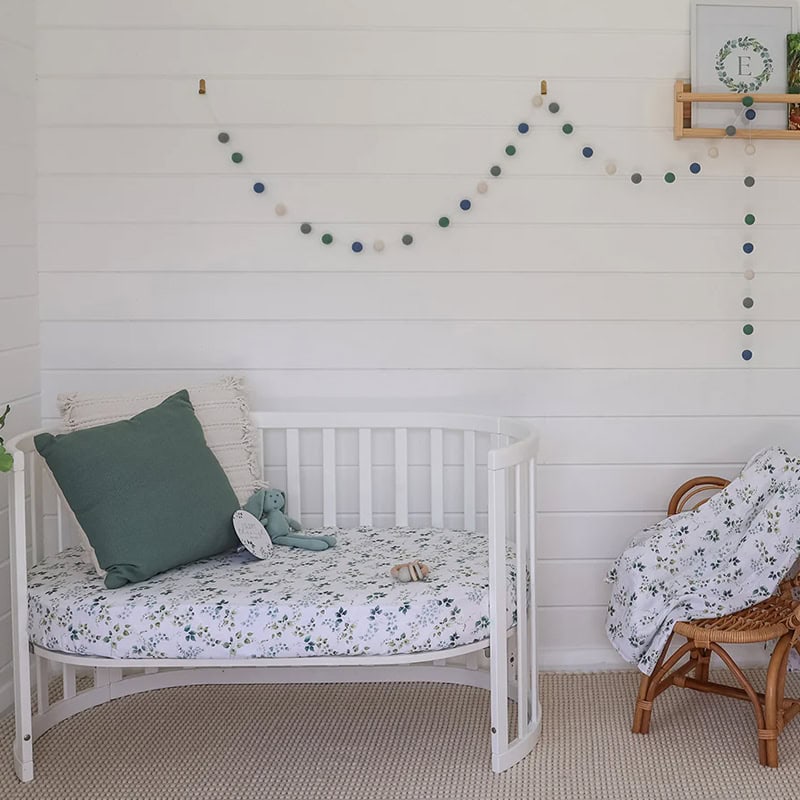 Snuggle Hunny Kids Fitted Cot Sheet Eden - Image 2