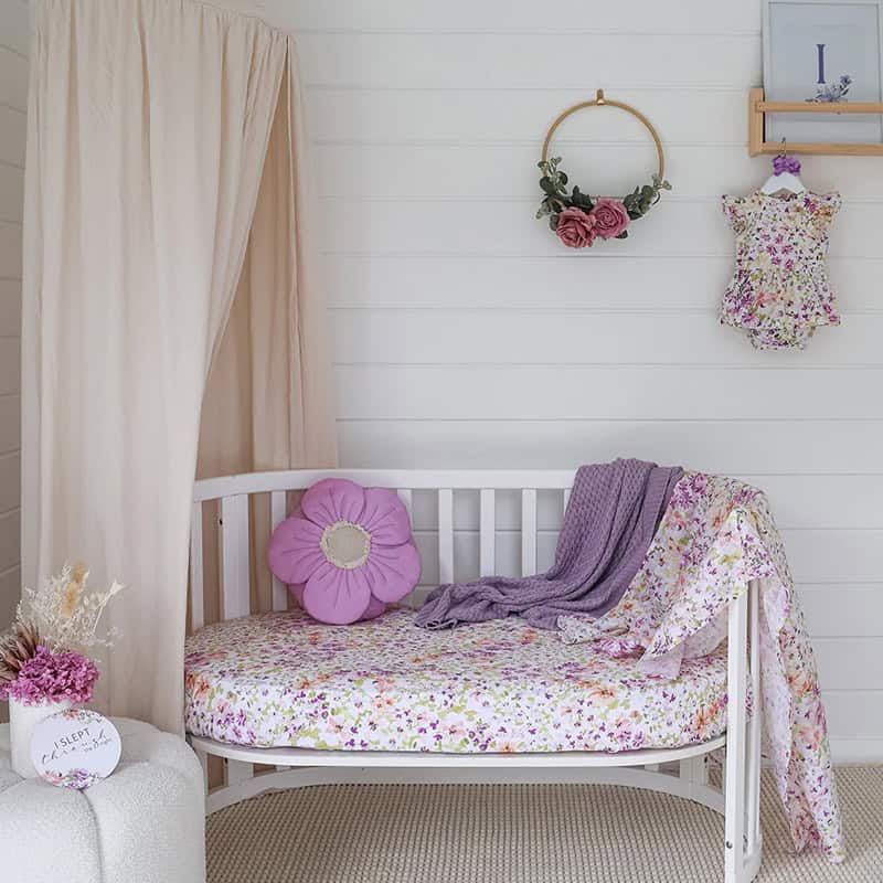 Snuggle Hunny Kids Fitted Cot Sheet Isla - Image 2