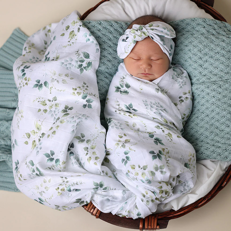 Snuggle Hunny Kids Organic Muslin Wrap Eden