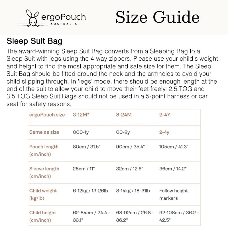 ergoPouch Sleep Suit Bag 3.5 Tog Bon Appetit - Image 6