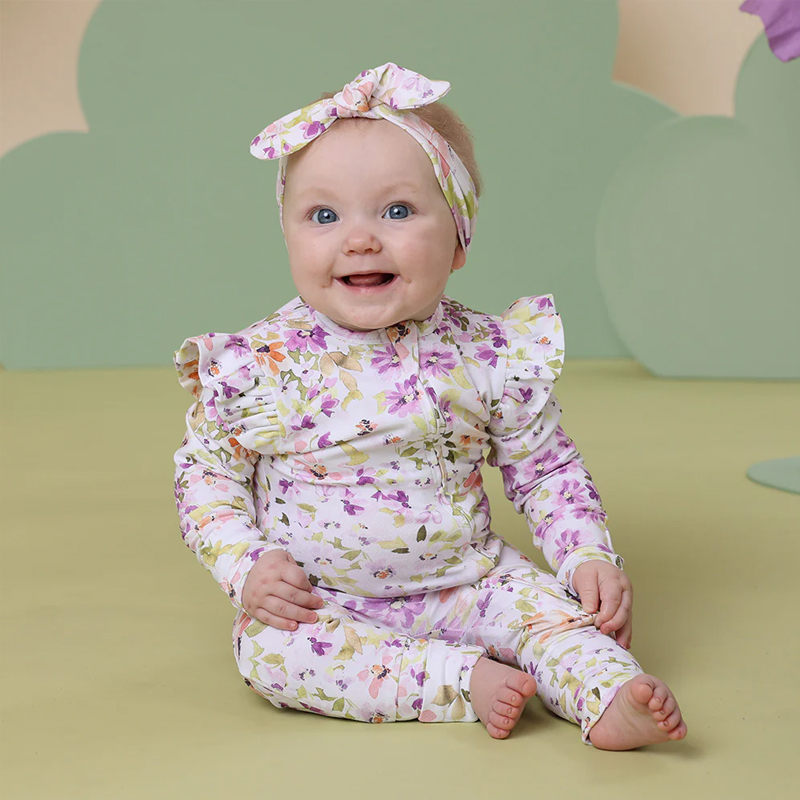 Snuggle Hunny Organic Snugglesuit Convertible Romper Isla