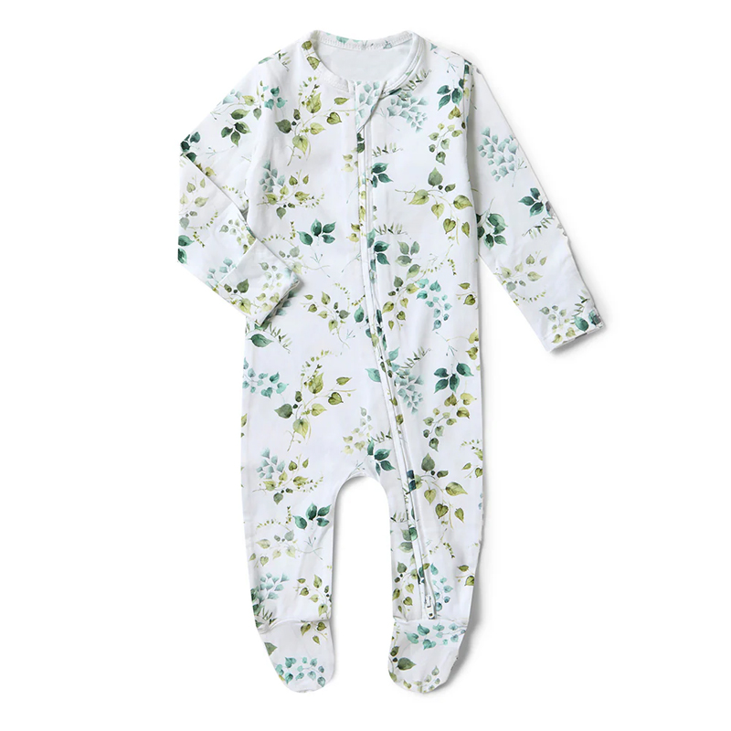 Snuggle Hunny Kids Snuggle Sleepsuit Zip Footie Eden - Image 3