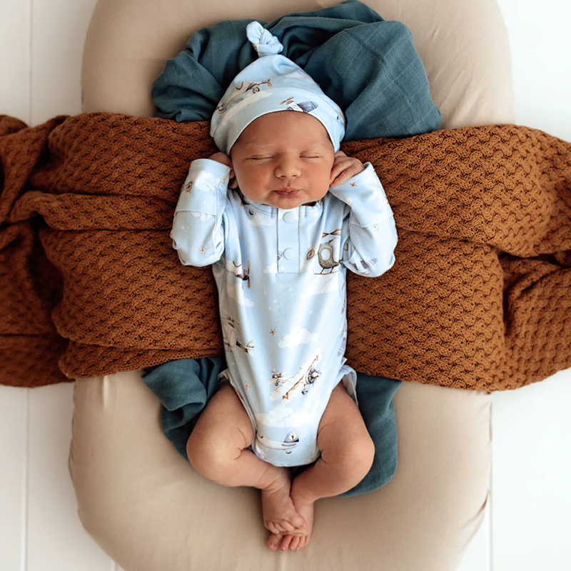 Snuggle Hunny Long Sleeve Bodysuit Taking Flight