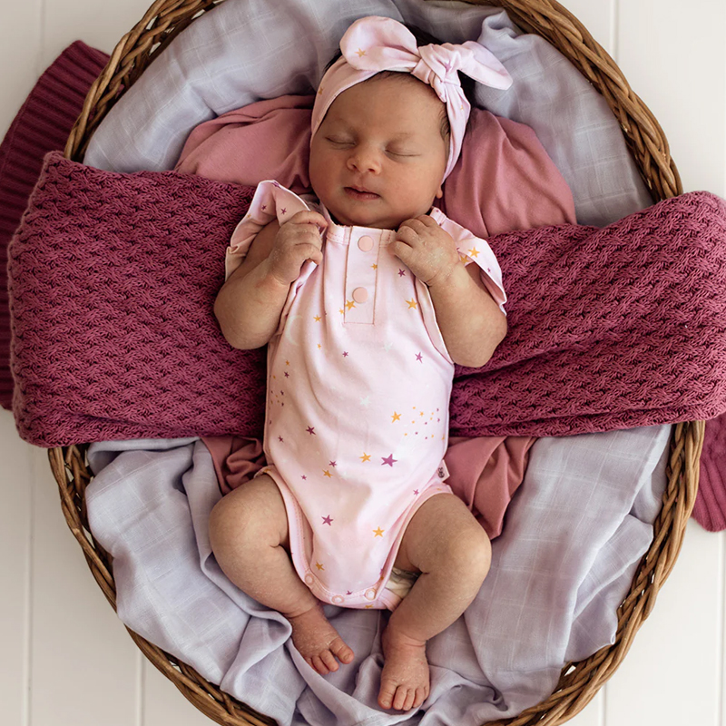 Snuggle Hunny Short Sleeve Bodysuit Twinkle