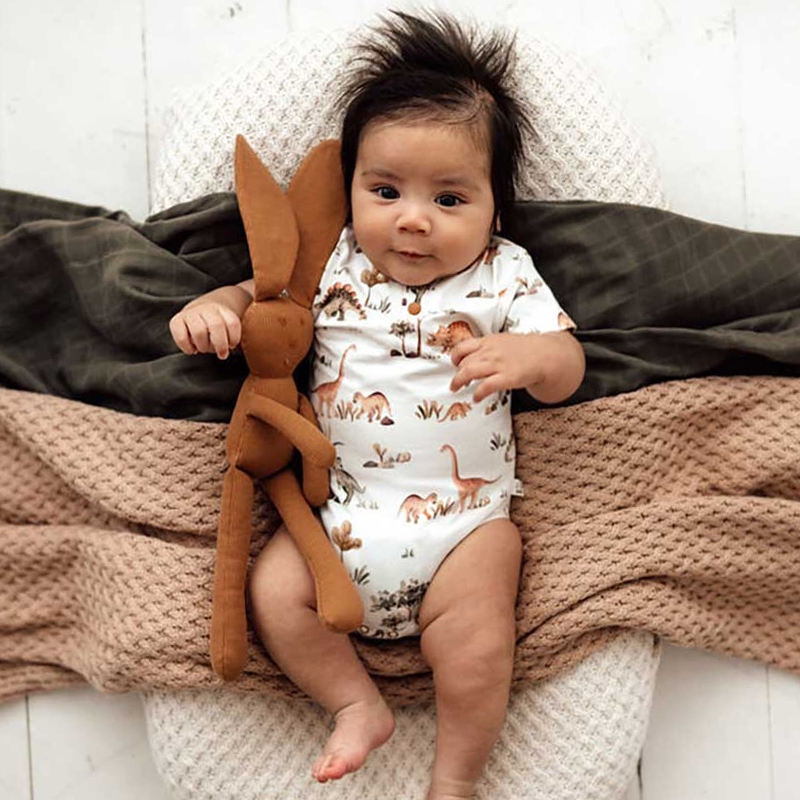 Snuggle Hunny Short Sleeve Bodysuit Dino