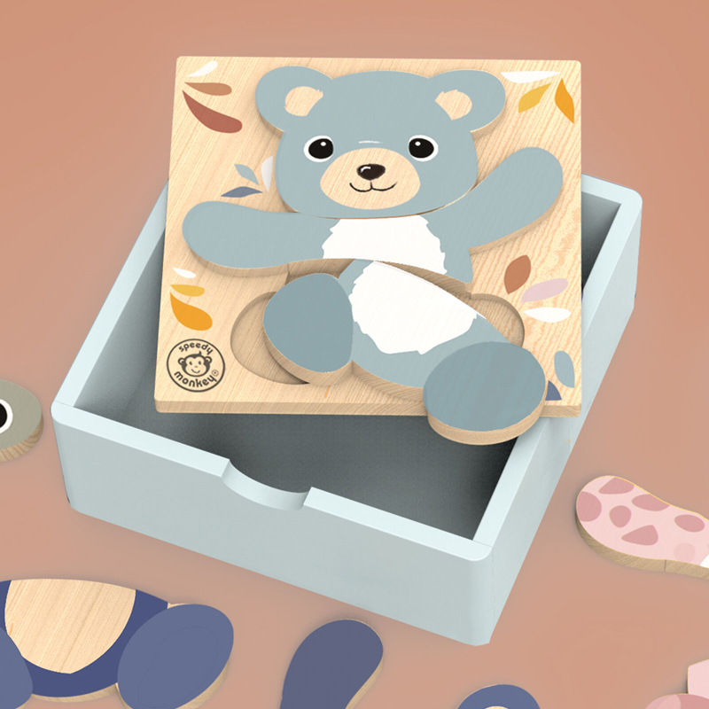 Speedy Monkey Mix and Match Puzzle