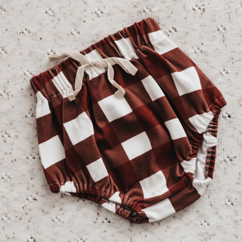 Bencer & Hazelnut Basic Bloomers Red Gingham