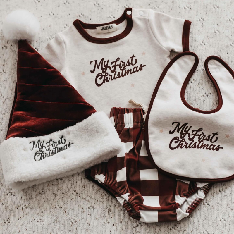 Bencer & Hazelnut Basic Bloomers Red Gingham - Image 2