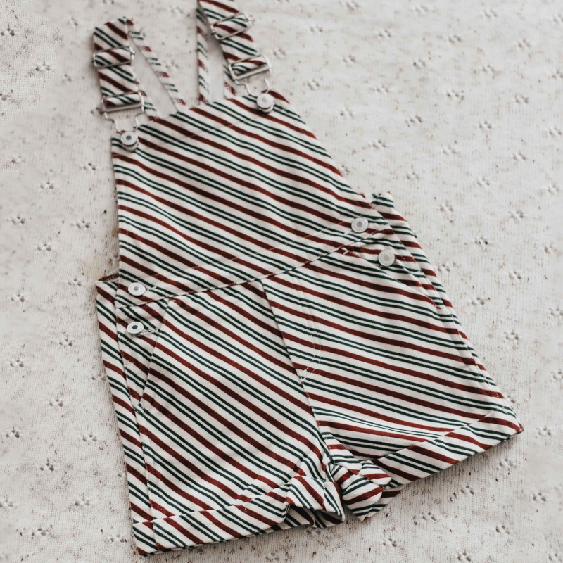 Bencer & Hazelnut Denim Overalls Peppermint