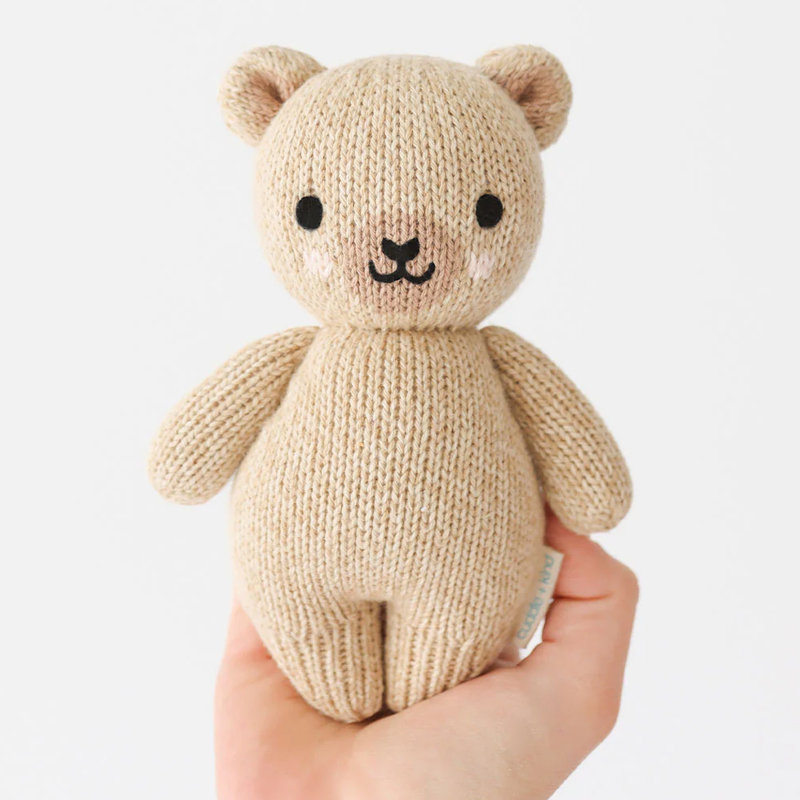 Cuddle + Kind Hand Knit Baby Honey Bear