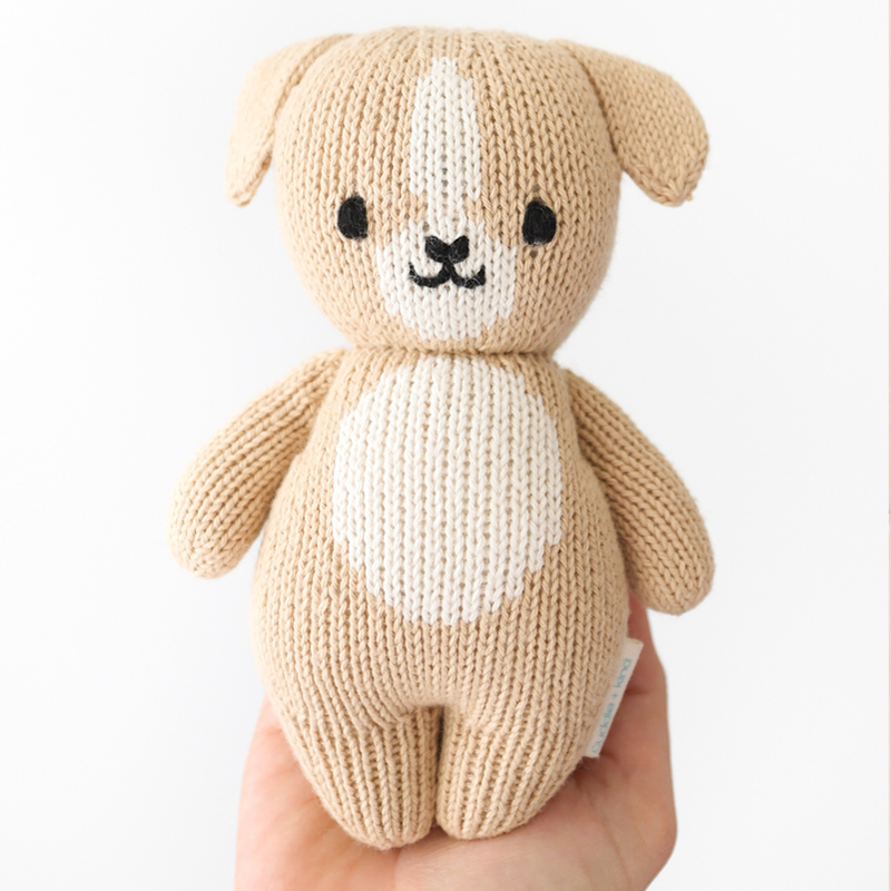 Cuddle + Kind Hand Knit Baby Puppy
