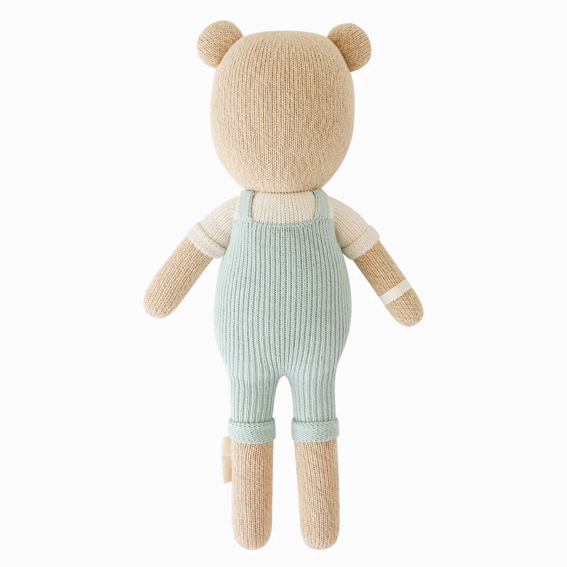 Cuddle + Kind Hand Knit Doll Charlie the Honey Bear - Image 3