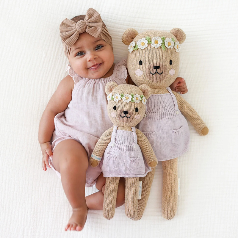 Cuddle + Kind Hand Knit Doll Olivia the Honey Bear