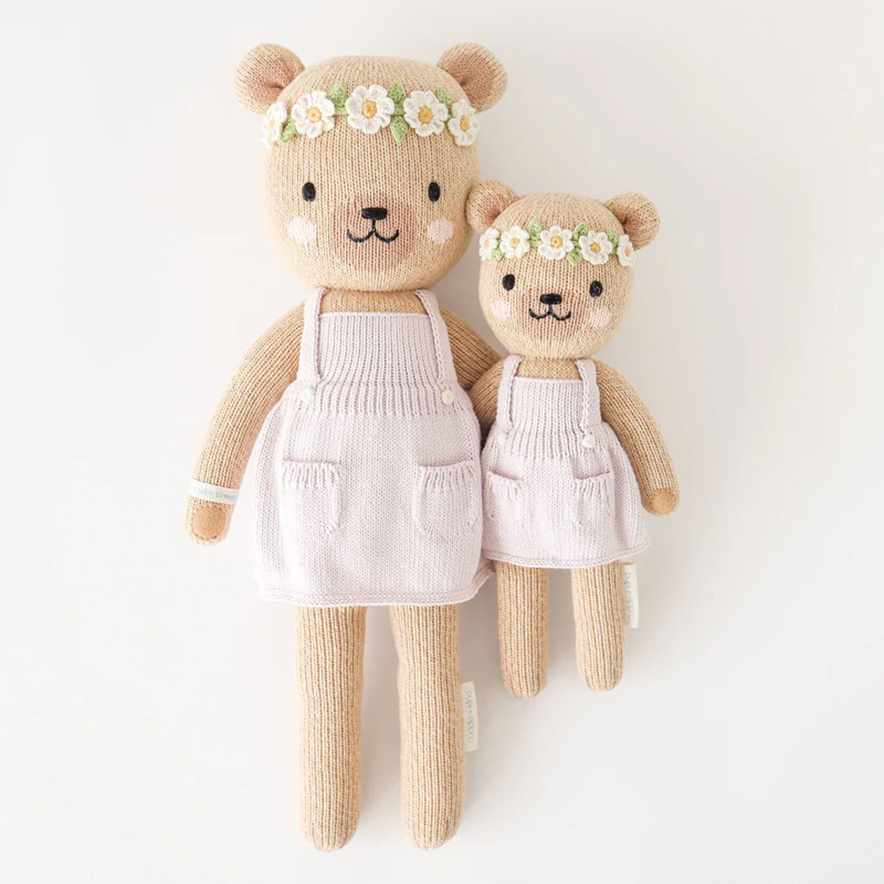 Cuddle + Kind Hand Knit Doll Olivia the Honey Bear - Image 5