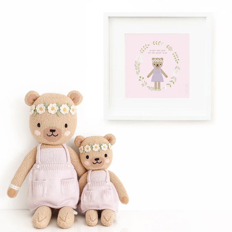 Cuddle + Kind Hand Knit Doll Olivia the Honey Bear - Image 6