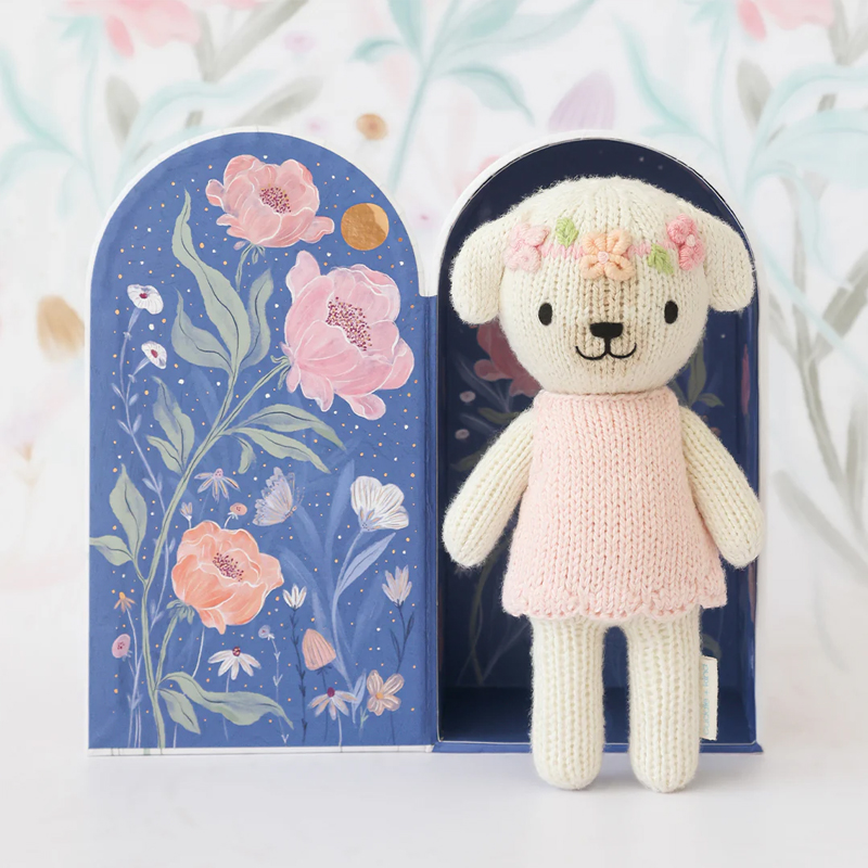 Cuddle + Kind Hand Knit Tiny Charlotte the Dog - Image 5