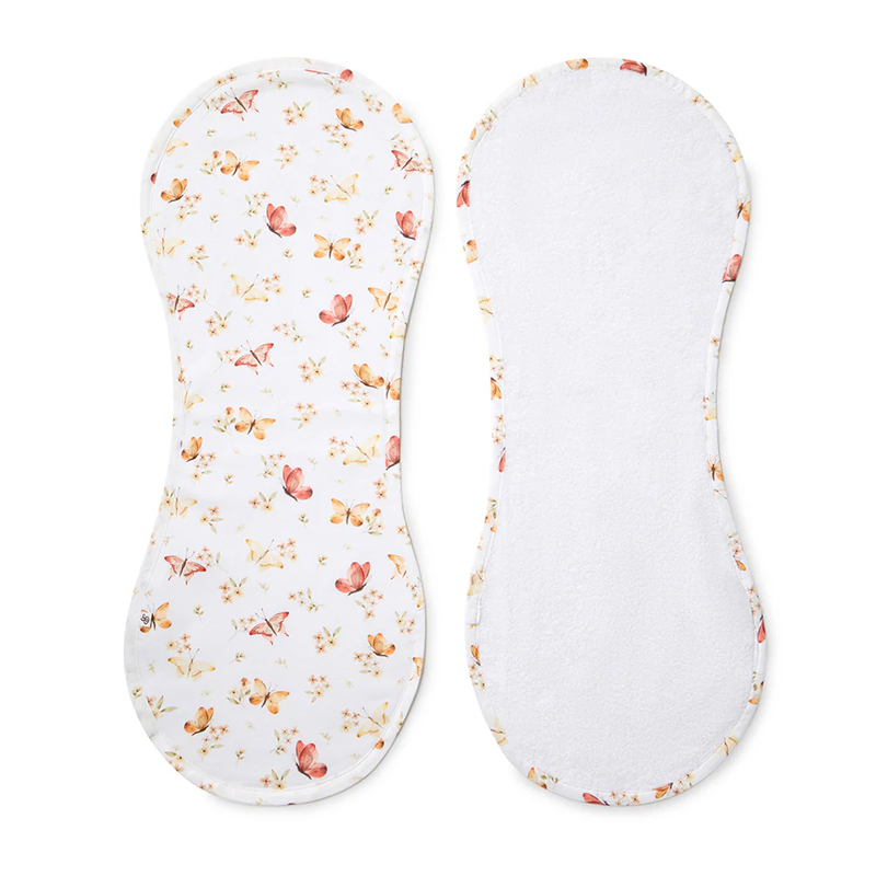 Snuggle Hunny Organic Cotton Burp Cloth Butterfly - Image 3