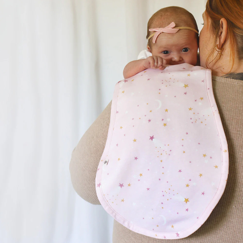 Snuggle Hunny Organic Cotton Burp Cloth Twinkle
