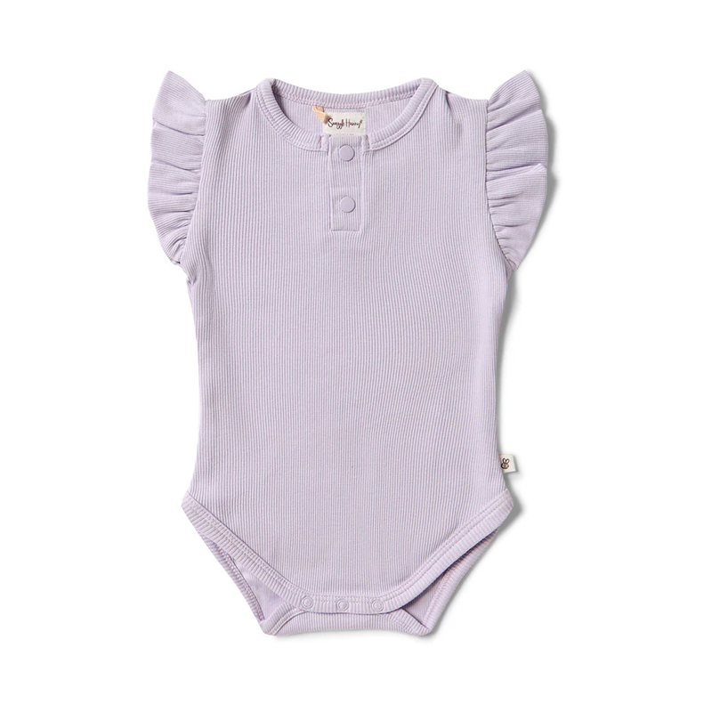 Snuggle Hunny Short Sleeve Bodysuit Lavender - Image 3