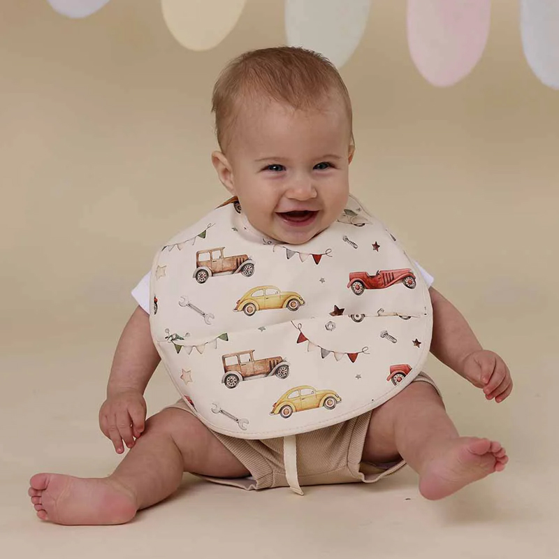 Snuggle Hunny Snuggle Bib Vintage Cars
