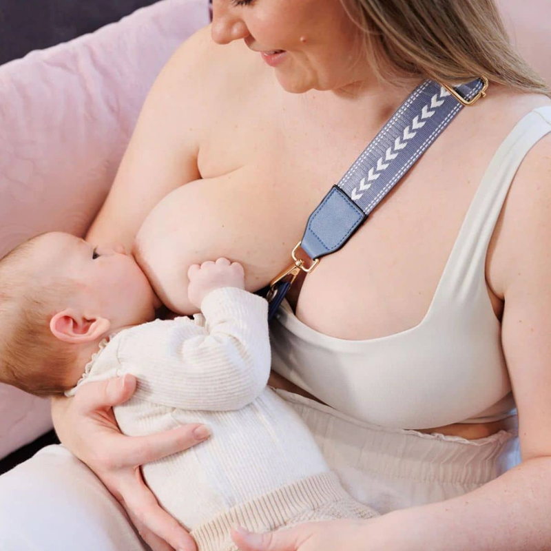 Blissful Bond® Boobie Pillow Blue Strap - Image 4