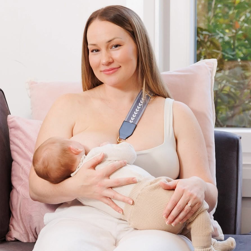Blissful Bond® Boobie Pillow Blue Strap - Image 5