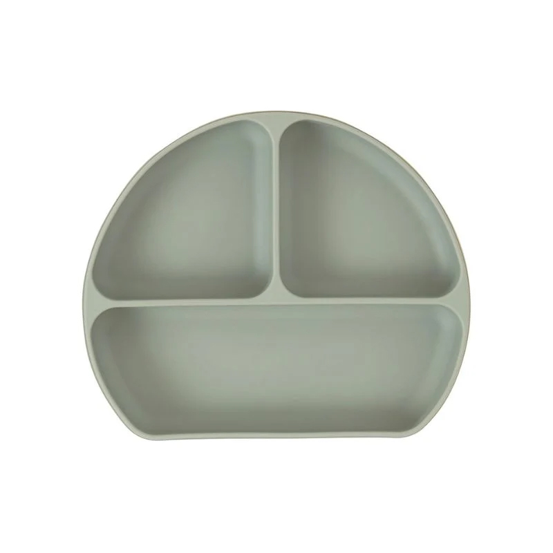 All4Ella Silicone Suction Plate Olive