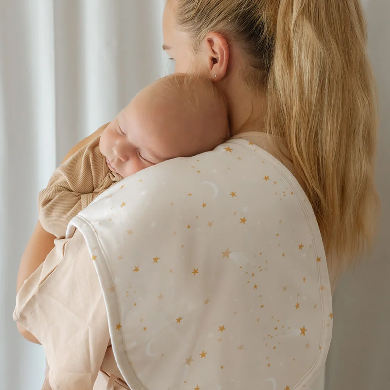 Snuggle Hunny Organic Cotton Burp Cloth Stardust