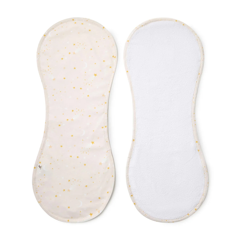 Snuggle Hunny Organic Cotton Burp Cloth Stardust - Image 3