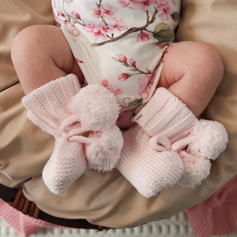 Snuggle Hunny Organic Knit Booties - Image 3