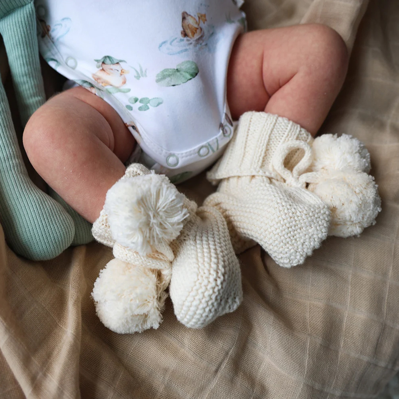 Snuggle Hunny Organic Knit Booties