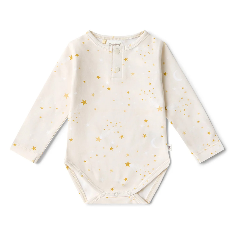 Snuggle Hunny Long Sleeve Bodysuit Stardust - Image 3