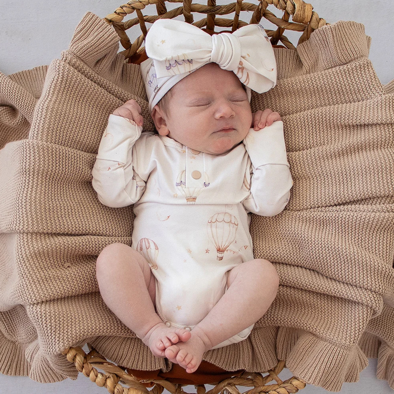 Snuggle Hunny Long Sleeve Bodysuit Up & Away - Image 2