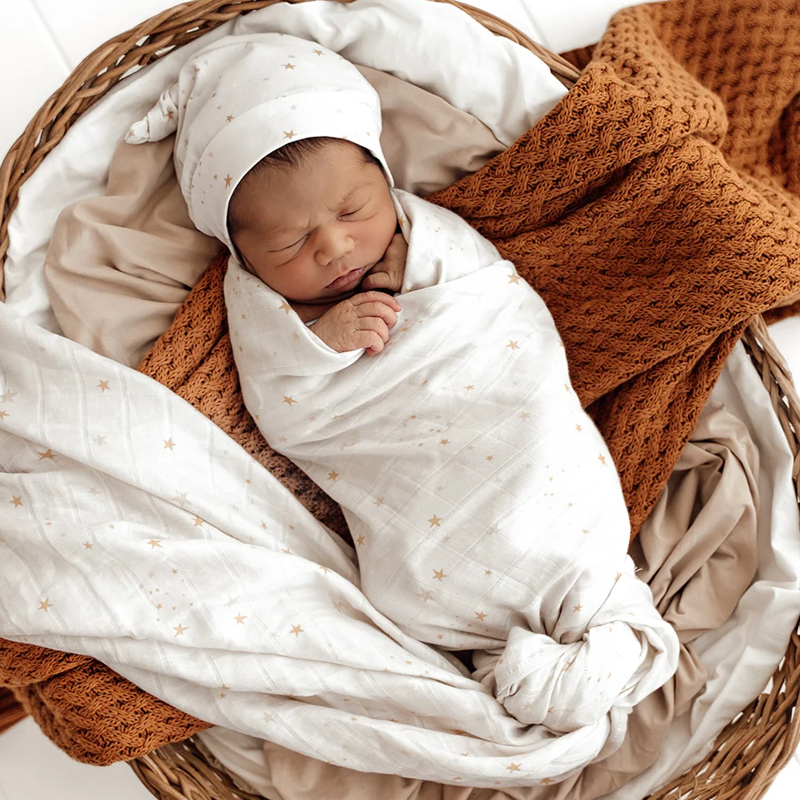 Snuggle Hunny Kids Organic Muslin Wrap Stardust